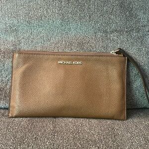 Michael Kors Tan Wristlet